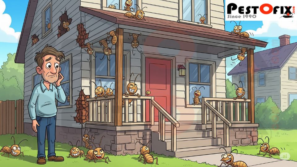 DIY termite treatment ineffective in India