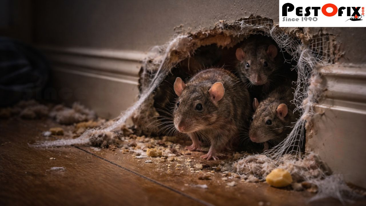 Rats and mice tearing plastic mesh and net barriers to re-enter homes despite traps