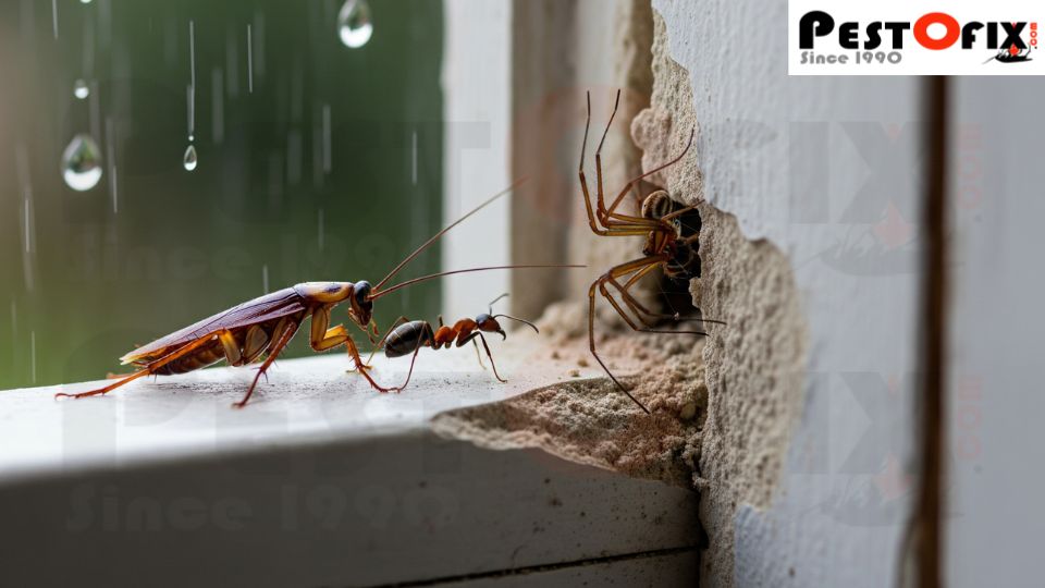 Pest infestation triggered by seasonal changes