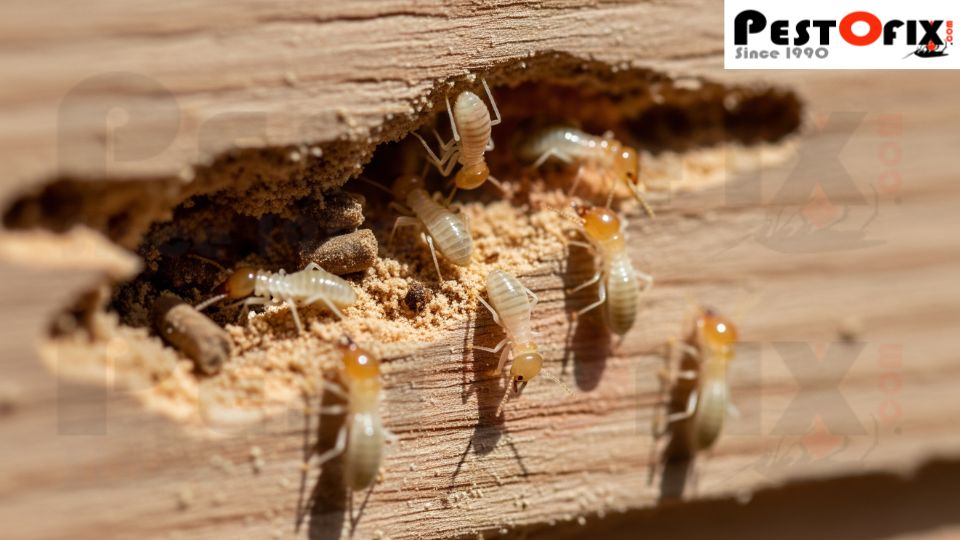 Termite activity in all seasons