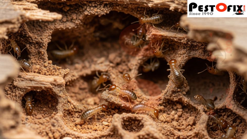 Termite colonies regrow quickly after one-time chemical treatments
