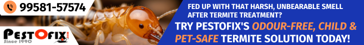 Fed up with smelly termite treatments? Try odour, child-safe pest control by Pestofix