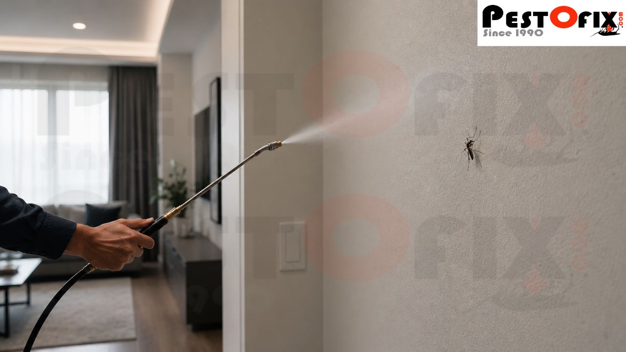 Pestofix odourless Deltamethrin residual mosquito spray treatment