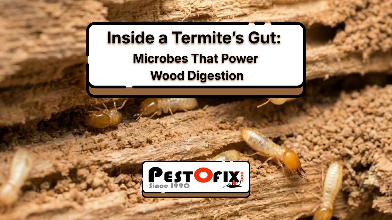 Inside a Termite’s Gut: Microbes That Power Wood Digestion