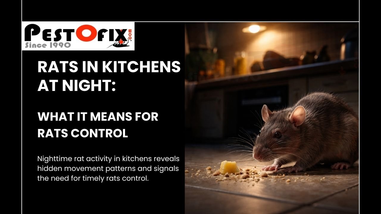 Rats in Kitchens at Night: What It Means for Rats Control